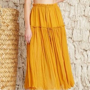Apiece Apart Golden Maxi Skirt